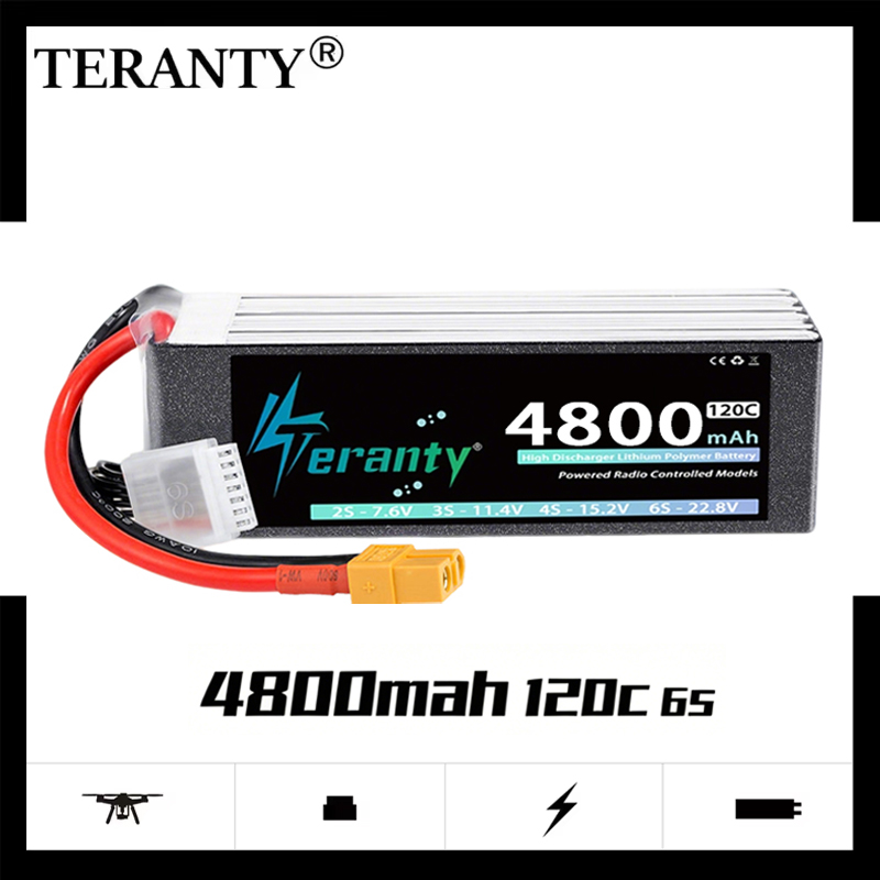 Lipo Battery 6S - TERANTY 6S 4800mAh Lipo Batterij 22.8V