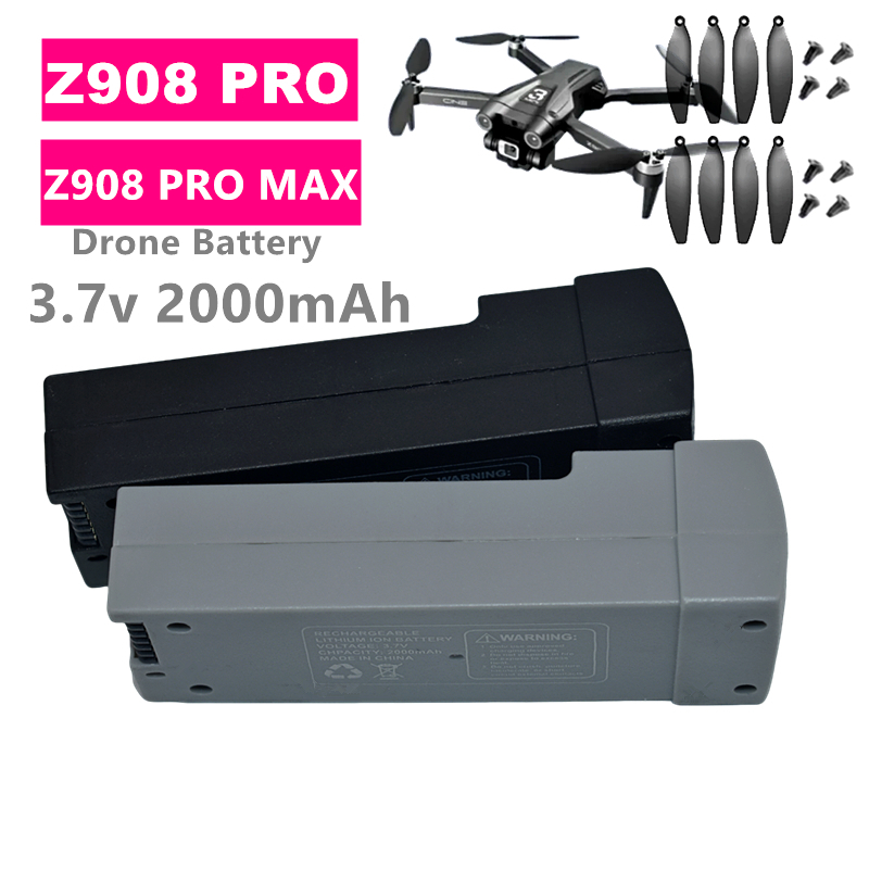 Brushed Drone Motor - Z908 PRO Drone Batterij 3.7v 2000mah