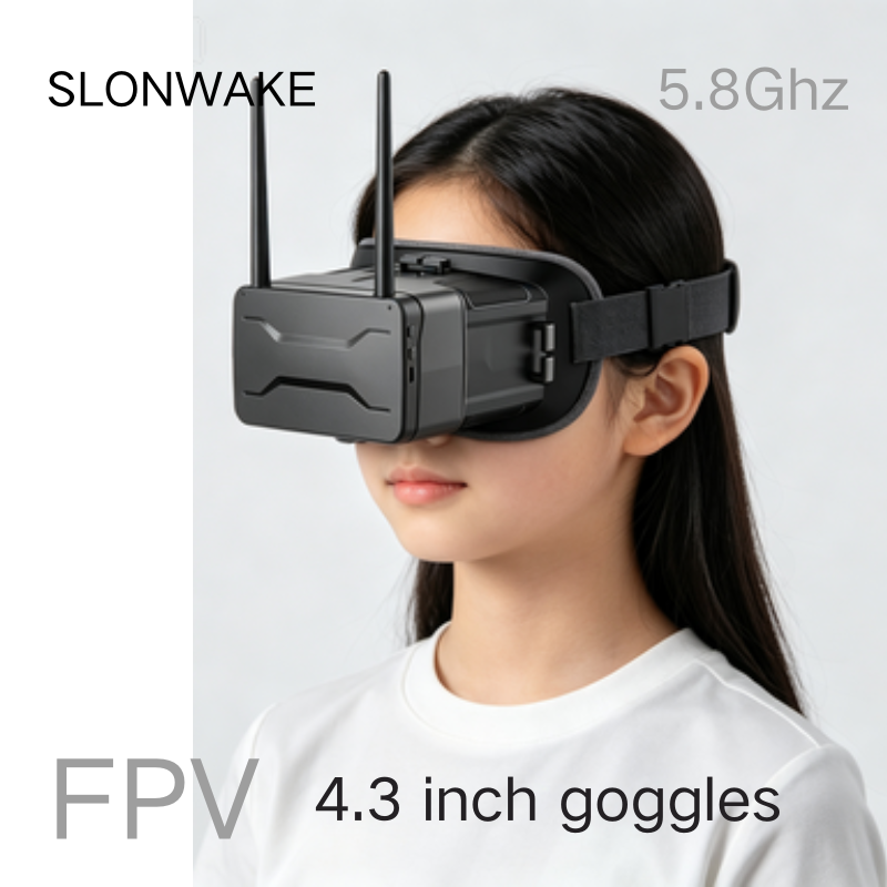 Fpv Goggles - 5.8G FPV-bril 4,3 inch 480*272 pixels