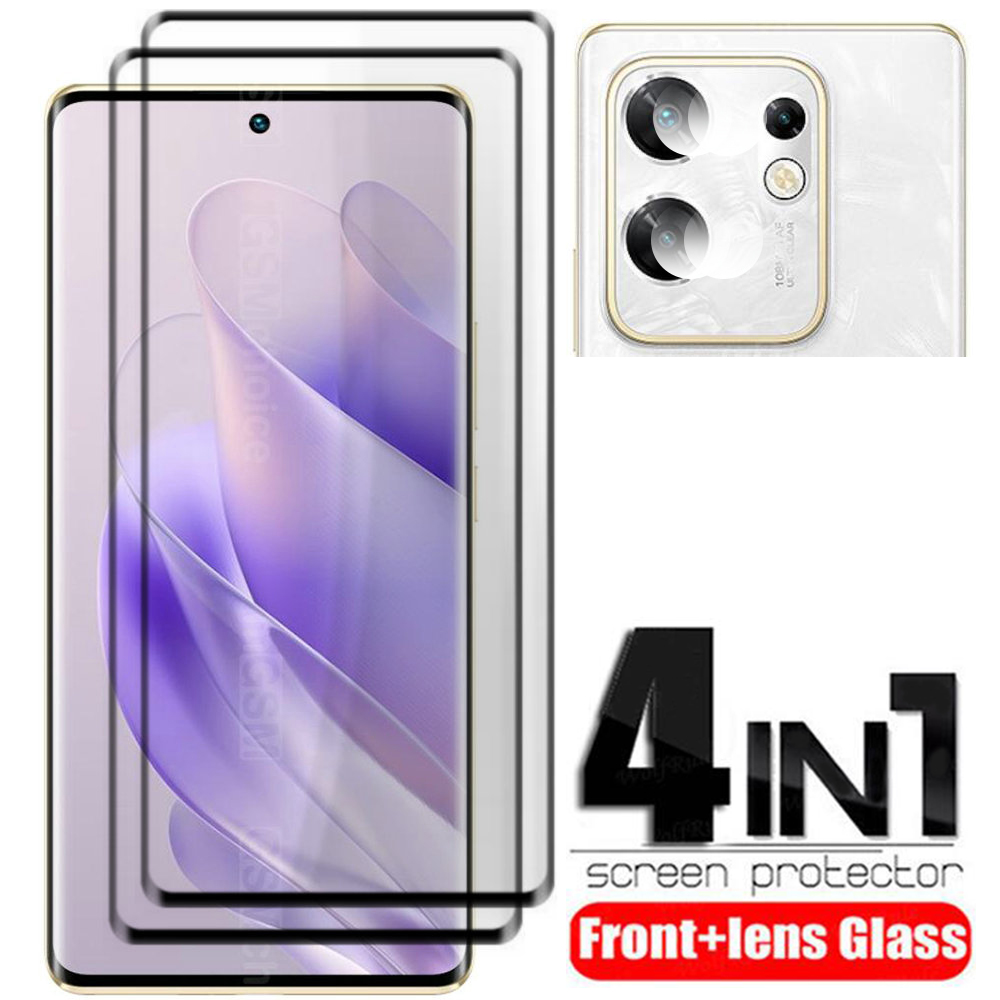 Hd Zero Camera - 3d Curverd Beschermglazen Hoes Voor Infinix