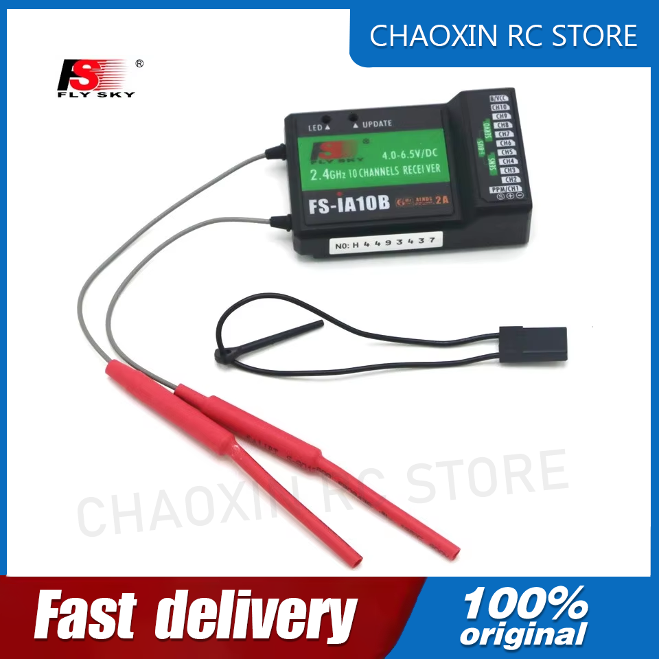 Rc Transmitter - Flysky FS-iA10B 2.4G 10-kanaals ontvanger met