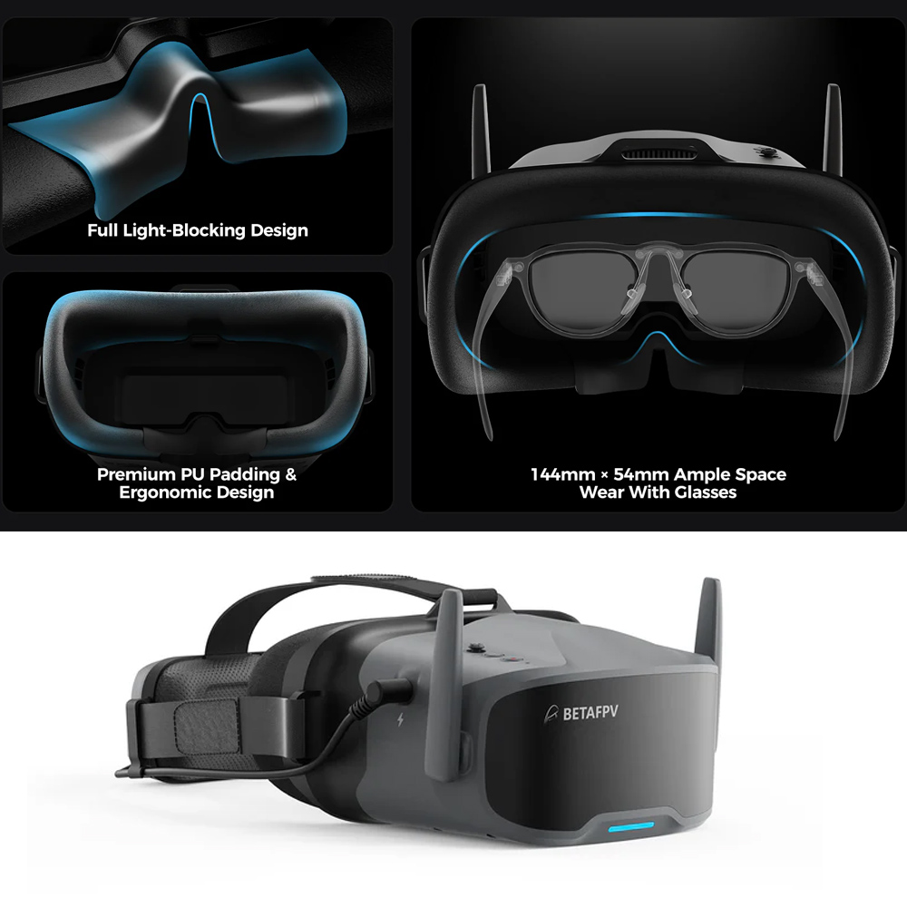 BETAFPV VR04 FPV-bril HD Pro / - Fpv Goggles recensie en prijs