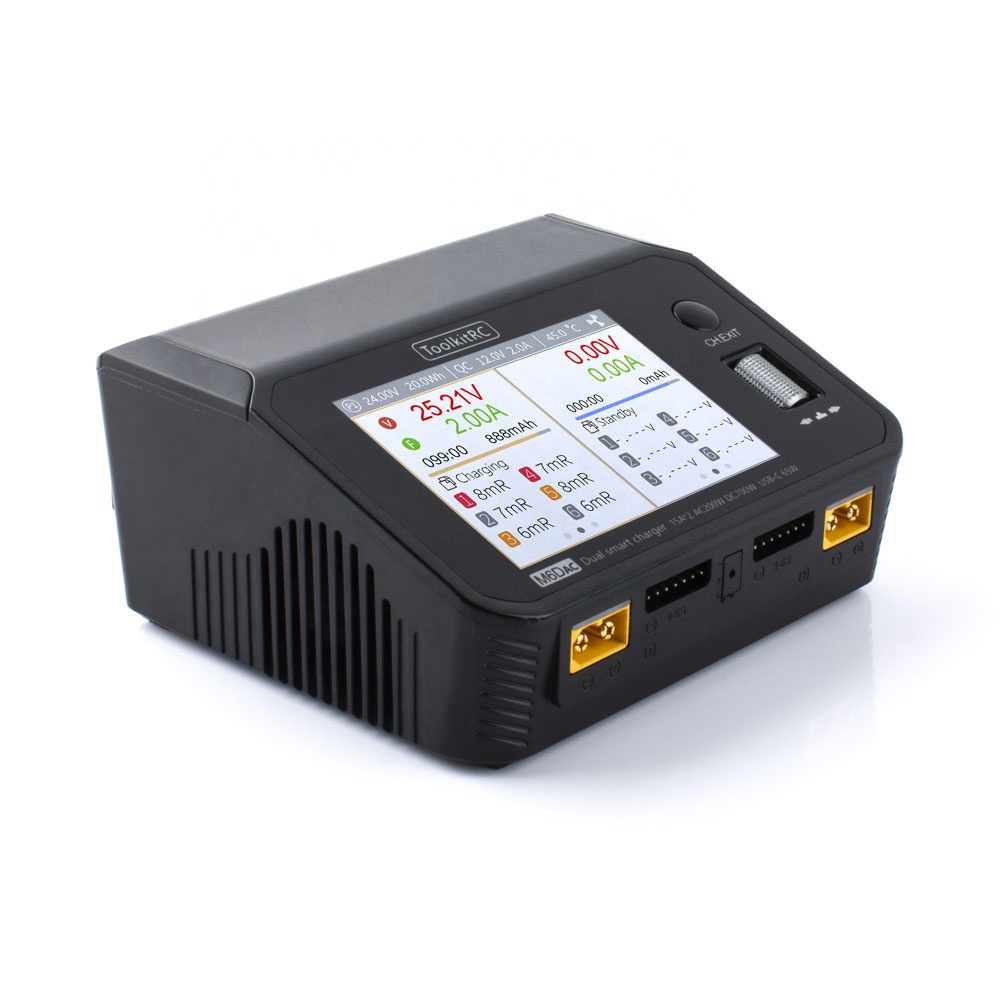 Toolkitrc M6DAC 350W X 2 USB-C - Lipo Battery 6S recensie en prijs