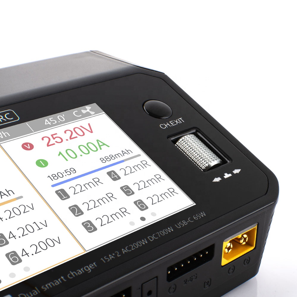 Toolkitrc M6DAC 350W X 2 USB-C - Lipo Battery 6S recensie en prijs
