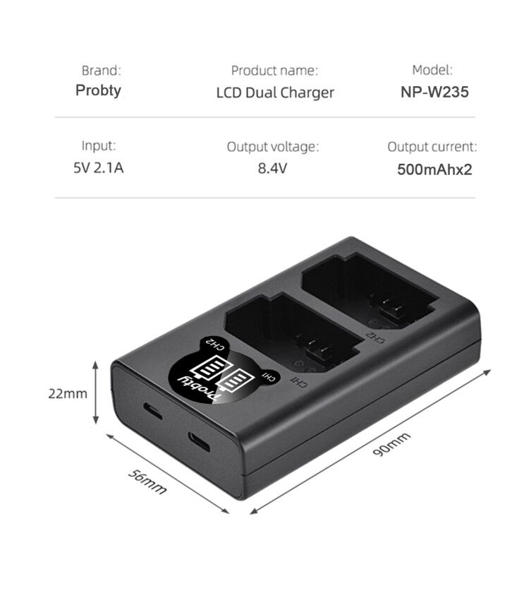 2200mAh NP-W235 NP W235 Batter - Drone With Camera recensie en prijs