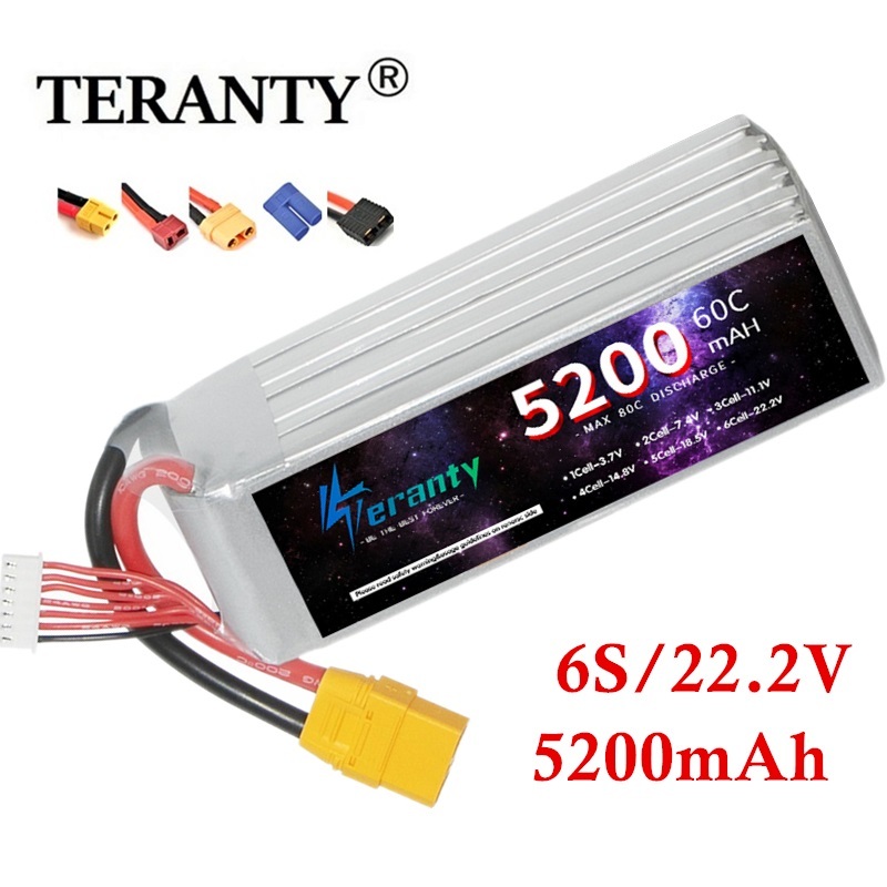 6S 5200Mah Lipo Batterij 22.2V - Lipo Battery 6S recensie en prijs