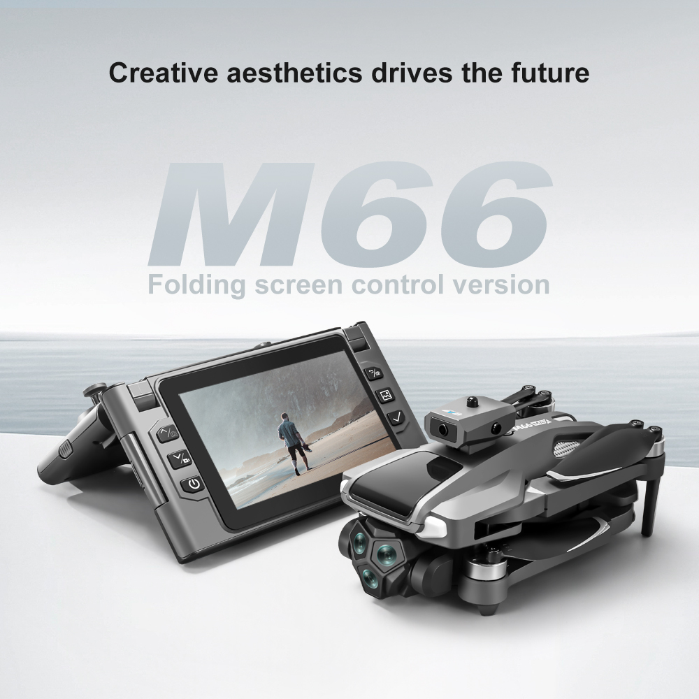 Opvouwbare M66 RC drone met 4, - Brushed Drone Motor recensie en prijs
