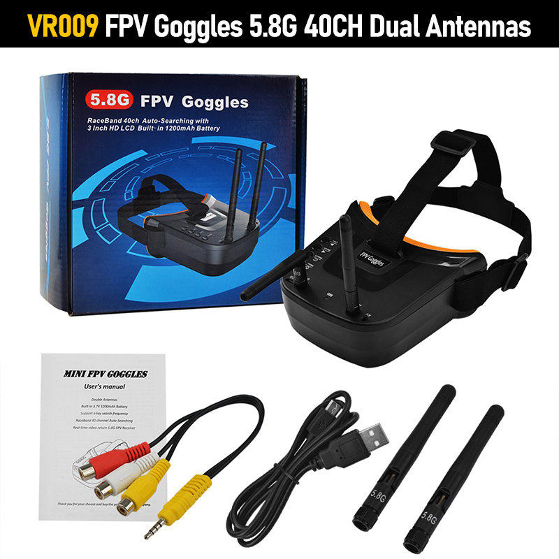 VR009 FPV-bril 3,0 inch 480*32 - Fpv Goggles recensie en prijs