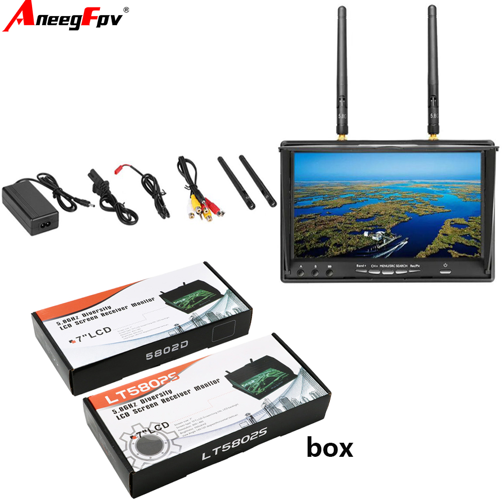 LCD5802D LCD5802S 7 inch 5.8G  - Fpv Goggles recensie en prijs